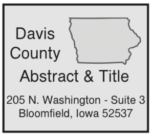 Davis County Abstract & Title · Fair - Major Grandstand Sponsor